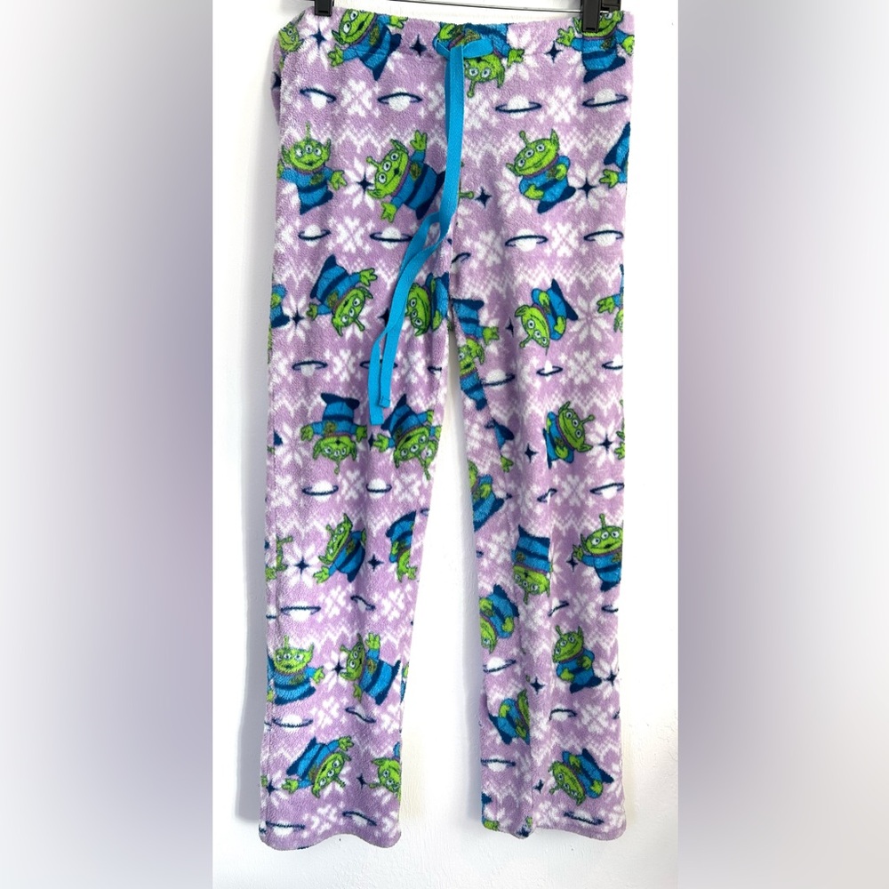 Disney Pixar Toy Story 4 Women's Fleece Alien Print Pajama Pants